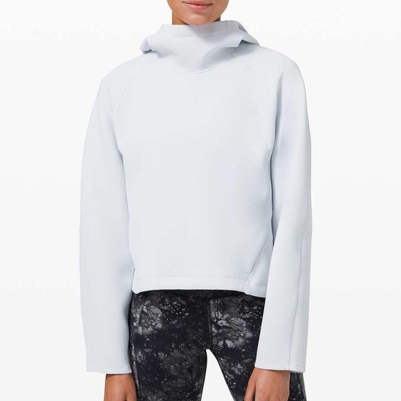 Lululemon Women's AirWrap Pullover Hoodie Lightweight Sweatshirt Alpine White 8 - Picture 1 of 16